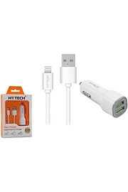 STOREMAX HY-X44 3.4A Hızlı Şarj Kablolu 2 USB Araç Şarj Cihazı, Beyaz 1014773