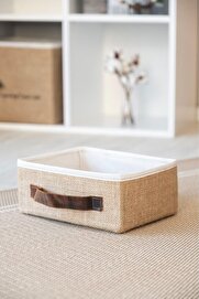 STOREMAX shpsell Bee Jüt Dolap İçi Organizer Takı, Makyaj,, Ofis Düzenleyici Saklama Kutusu Organizer 35x26x1