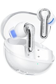 STOREMAX Clear Beyaz Kulaklık, Kablosuz Kulak içi Kulaklık, 5.3, 40 Saat Oynatma Süresi, 12 mm Sürücü ve ENC&