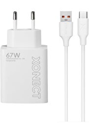 STOREMAX - USB Çıkışlı 67W Hızlı Şarj ve 1M USB to Type-C Kablo Seti 1014773