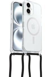 STOREMAX 16 Uyumlu 'li React Kolye Kılıfı, Ayarlanabilir ve Telefon Zinciri ile Ultra Kılıf, Askeri Stan