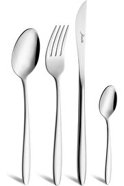 STOREMAX 2003 24 Parça 6 Kişilik Tatlı Çatal Kaşık Bıçak Takımı Çelik 1014773
