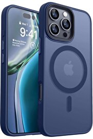 STOREMAX İphone 16 Pro Kılıf Şarj Arka Yarı Şeffaf Kapak Sio Cover ile uyumlu 1014773