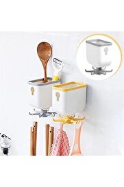 STOREMAX Yapışkanlık Pratik Mutfak Askılığı Organizatör Ve Mutfak Düzenleyici Çok Amaçlı Döner Askı 1014773