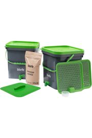 STOREMAX pltnstoreshop Bokashi Kompost Kovası Kepekli 18 Litre İkili Set - 18SGB pltnstoreshop 1175735