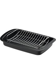 STOREMAX modashine LEO GRAPHITE Raflı Yapışmaz Grafit Güveç 42x28 Cm modascope 1014773