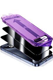 STOREMAX elizzashop Galaxy S24/S24 ULTRA /S25/S25 ULTRA ile Uyumlu Aparatlı Hayalet Ekran Koruyucu Yanlardan