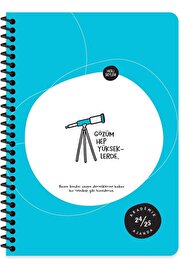 STOREMAX modashine Şeyler A5 Spiralli Akademik Ajanda - Gözüm Yükseklerde modascope 1014773
