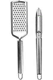 STOREMAX modashine 2'li Rende Ve Soyacak Seti Paslanmaz | Metal Rende Soyacak Set modascope 1014773