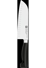 STOREMAX modashine Four Starsantoku Bıçağı, 18 cm, Oluklu Kenar modascope 1014773