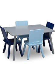 STOREMAX Children Çocuk Masa ve Sandalye Takımı (4 Sandalye Dahil) - Sanat ve El Sanatları, Atıştırmalık Zama