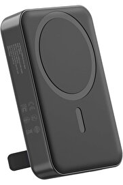 STOREMAX 10000mAh Powerbank PD20W Taşınabilir Kablosuz Hızlı Şarj Cihazı Siyah 1014773