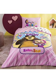 STOREMAX Lisanslı Pamuk Masha &The Super Cute Nevresim Takımı Çok Renkli Tek Kişilik 1014773