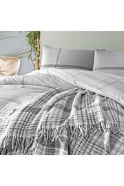STOREMAX Elwood Çift Kişilik Battaniyeli Nevresim Takımı Lacivert 1014773