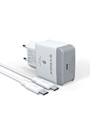 STOREMAX PD18T Type-C to Type-C Kablolu 18W PD 3A Hızlı Şarj Aleti Set 1014773