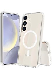 STOREMAX LABS S24 ile Uyumlu (6.7 İnç) Uyumlu Air Darbe Emici TPU + PC Şeffaf Kılıf 1014773