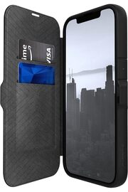STOREMAX 13 İle Uyumlu Kılıf Vegan Deri Tasarımlı Şeffaf Kartlıklı Raptic Urban Folio Serisi Kapak 1175713