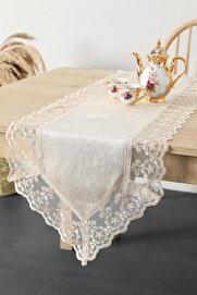 STOREMAX Güpürlü Kadife Runner - 1014773