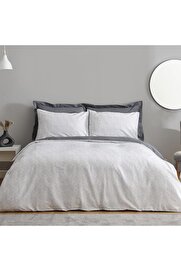 STOREMAX svngsphereshop Home Ferne %100 Pamuk Çift Kişilik Nevresım Takımı Gri svngsphereshop 917250