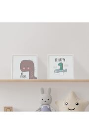 STOREMAX Odasına Özel Minimal Dinozor Tasarımlı Çerçeve 20 x 20 cm 1014773