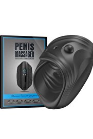 FantaziAtölyesi Censan Penis Massager Super Shock Glans Exerciser Titreşimli Mastürbatör
