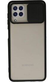 STOREMAX A22 Kılıf Lens Sürgülü Mat Silikon - Siyah 1014773