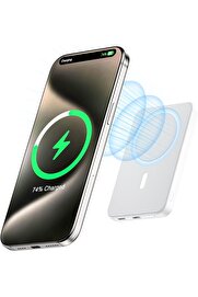 STOREMAX Kablosuz Power Bank, Manyetik Powerbank, PD USB-C Hızlı Şarj Batarya Paketi, 15/14/13/12 /Mini/Pro/P