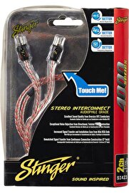 STOREMAX SI423 2-Kanal,Yönlü Bükümlü OFC Krom Uç Konnektör, RCA 1014773