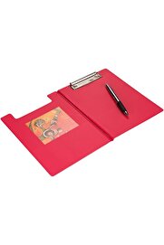 STOREMAX mrtshoppng SEKRETERLİK KAPAKLI A5 KÜÇÜK BOY PVC 17,5X24 CM. KIRMIZI - DİKKAT SADECE A5 EBAT EVRAKLAR