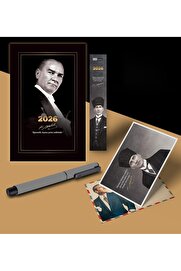 STOREMAX Gazi Paşa Atatürk Ajandası Ayraç Kartpostal - Gri 1014773