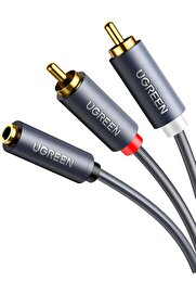 STOREMAX 3.5 mm Jack Girişi Aux to 2 RCA Ses Aktarma Kablosu 1 Metre 1175713