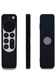 STOREMAX svngsphereshop tv 4k 2021 ile Uyumlu Kılıf Silikon Koruma Kumanda Koruma Kılıfı Tam Uyumlu Siyah (Si