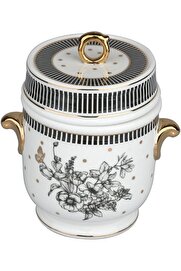 STOREMAX elizzashop Art Maggey Bone Kulplu Kavanoz 16 cm elizzashop 1174223