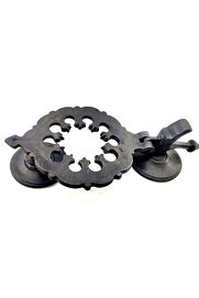 Toptan Bulurum Antika Tarz Dekoratif Pirinç Osmanlı Kapı Tokmağı, Taktak 265x75mm, Oksit