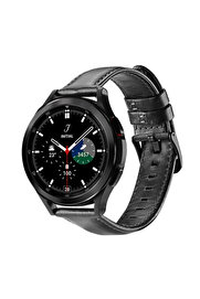 Buti̇k Dux Duci̇s Sm Galaxy Watch 20Mm-Huawei̇ Gt2-Gt3 42Mm-Magi̇c 2 42Mm İçi̇n Busi̇ness Deri̇ Kayış Kordon-(577