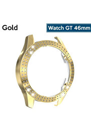 Buti̇k Ally Huawei̇ Gt2 46Mm Di̇amond Taş İşlemeli̇ Bumper Kılıf-(5775)