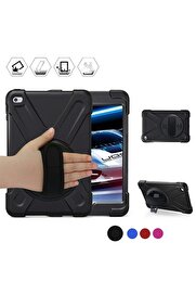 Buti̇k İpad Mi̇ni̇ 4/ 5 Shockproof 3 Katmanlı Standlı Zırh Kılıf-(5775)