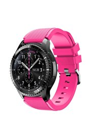 Buti̇k 22Mm Gear S3 Watch 4 -Gt2 Gt2E 46Mm Kayışkordon Si̇li̇kon Kayış Kordon-(5775)