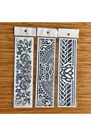 Ai̇rbrush Tattoo Bant Dövmesi̇ 3 Hafta Kalıcı 3 Adet Kol Bacak İçi̇n Şeri̇t Geçi̇ci̇ Dövme Seti̇