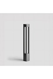 Home Luma Alüminyum Bahçe Yürüyüş Yolu Aydınlatma Bollard Siyah 100 Cm