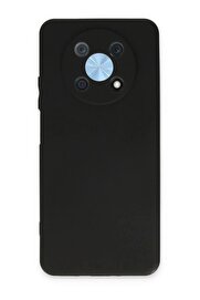 Buti̇k Huawei̇ Nova Y90 Kılıf Fi̇rst Si̇li̇kon - Si̇yah-(5796)