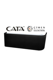 gizmurstore CATA CT 5213 12W Modern Penguen Led Aplik Siyah Kasa 3200K Günışığı