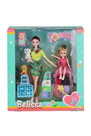 Kids 3046 SUN-RST-SIS-MNK BBK SET BELISSA VE ANNESİ YOLCULUK ZAMANI 30CM