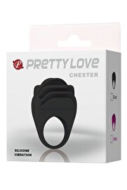 FantaziAtölyesi Censan Chester Titreşimli Silikon Penis Halkası