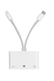 evimdeyokyok ZR814 Lightning Type-C Ethernet Camera Adaptör