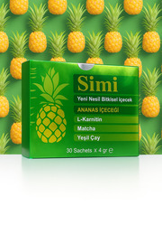 aleyna baharat Simi Ananaslı İçecek L-Karnitin Matcha Yeşil Çay İçerikli