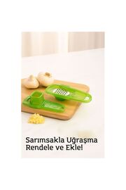 Toptan Bulurum Hazneli Sarımsak Rendeleyici – 14 x 4,5 cm | Pratik ve Hijyenik Mutfak Yardımcısı