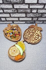 STOREMAX buydash Ahşap Elma Çilek Kay?N Çerezlik-Kahvaltılık Ve Servis- Sunum Taba?? Kz1046 goldshine 995340