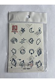 Ai̇rbrush Tattoo Parmak Dövmeleri̇ Model13 11X8 Cm Yarı Kalıcı Geçi̇ci̇ Dövme Yapıştırma Dövme