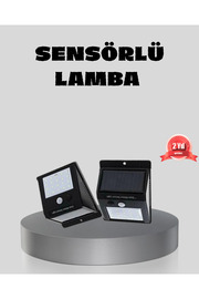 Bravilor Güneş Enerjili Sensörlü Dış Mekan Duvar Lambası – 3 Modlu, 2200mAh Pil, 120° Algılama